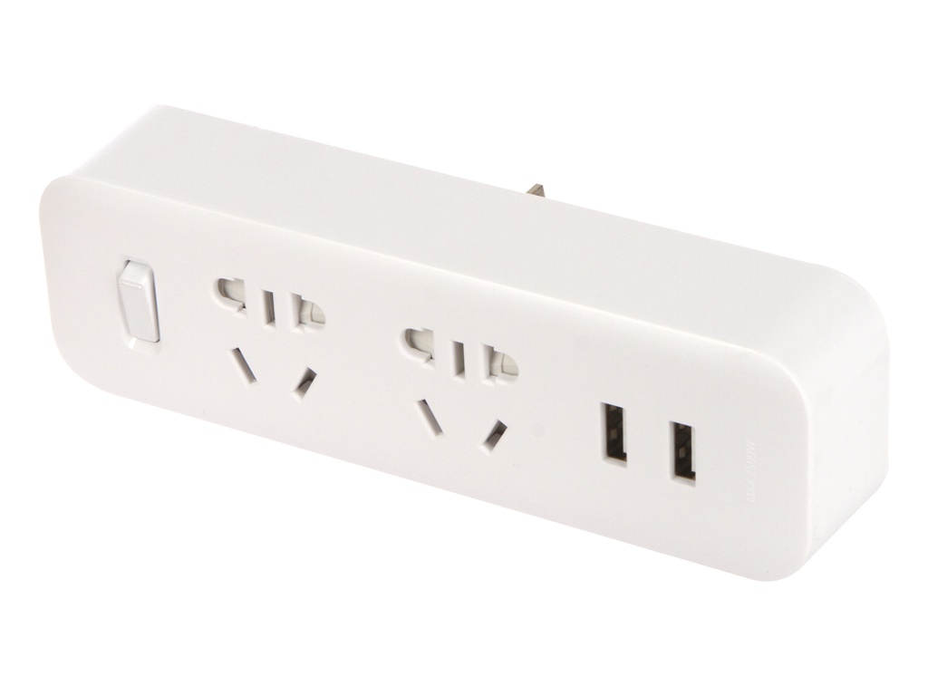 фото Удлинитель Xiaomi Mi Power Strip Sockets 2 USB 2 White NRB4022CN