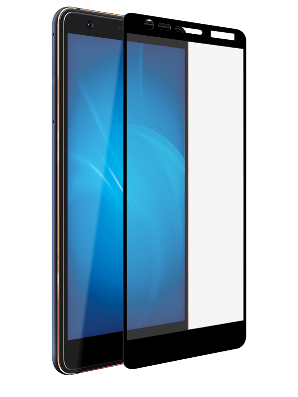 

Аксессуар Защитное стекло Mobius для Nokia 3.1 3D Full Cover Black 4232-246, 4232-246