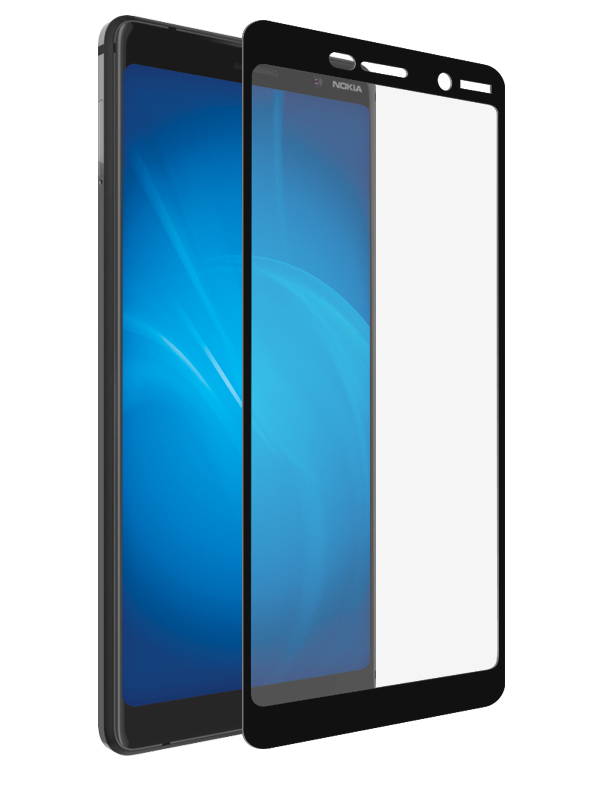 

Аксессуар Защитное стекло Mobius для Nokia 7 Plus 3D Full Cover Black 4232-251, 4232-251