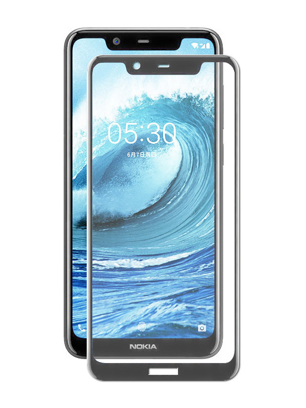 

Аксессуар Защитное стекло Mobius для Nokia 8.1 3D Full Cover Black 4232-254, 4232-254