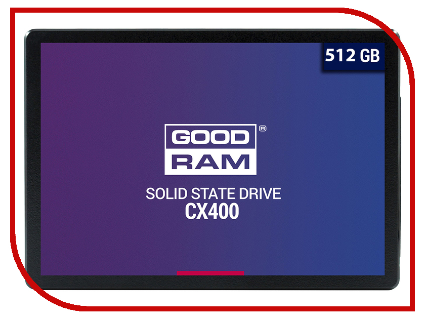 

Жесткий диск GoodRAM SSDPR-CX400-512 512Gb, SSDPR-CX400-512