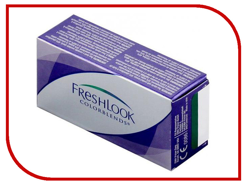 фото Контактные линзы Alcon FreshLook ColorBlends 2 (2 линзы / 8.6 / 0) Brilliant Blue