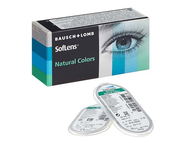 фото Контактные линзы Bausch & Lomb Soflens Natural Colors 2 (2 линзы / 8.7 / 0) Aquamarine Bausch &amp; lomb