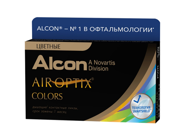 

Контактные линзы Alcon Air Optix Colors 2 (2 линзы / 8.6 / 0) Sterling Grey, Air Optix Colors 2