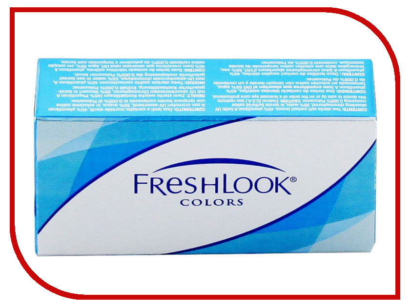 фото Контактные линзы Alcon FreshLook Colors 2 (2 линзы / 8.6 / 0) Sapphire Blue