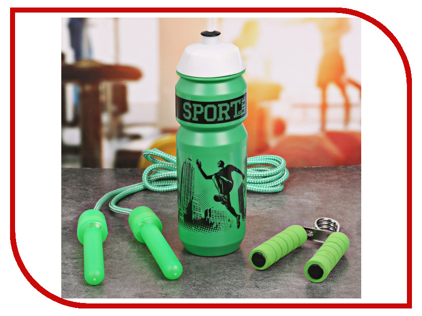 фото Набор СИМА-ЛЕНД Sport Is Life - бутылка для воды 900ml + скакалка и эспандер 2588950