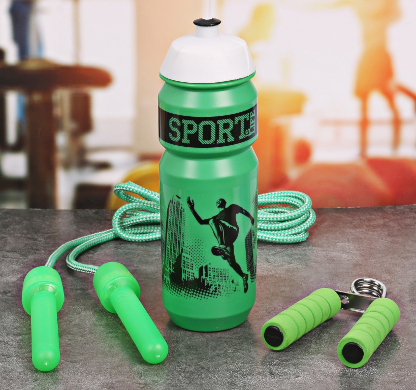 фото Набор СИМА-ЛЕНД Sport Is Life - бутылка для воды 900ml + скакалка и эспандер 2588950