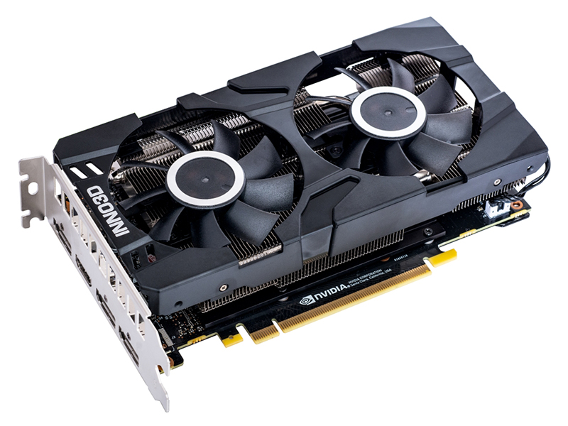 фото Видеокарта Inno3D GeForce RTX 2060 Twin X2 1365Mhz PCI-E 3.0 6144Mb 8000Mhz 192 bit 3xDP HDMI HDCP N20602-06D6-1710VA23