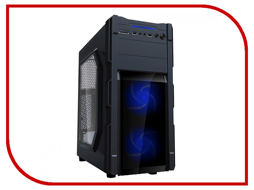 

Корпус GameMax G535-CR Black-Blue, G535-CR