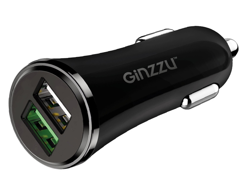 фото Зарядное устройство ginzzu 2xusb 2.4a ga-4502ub