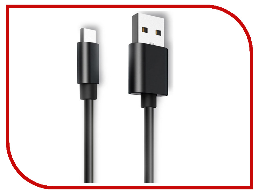 фото Аксессуар Ginzzu USB - USB Type-C 1m Black GC-801B