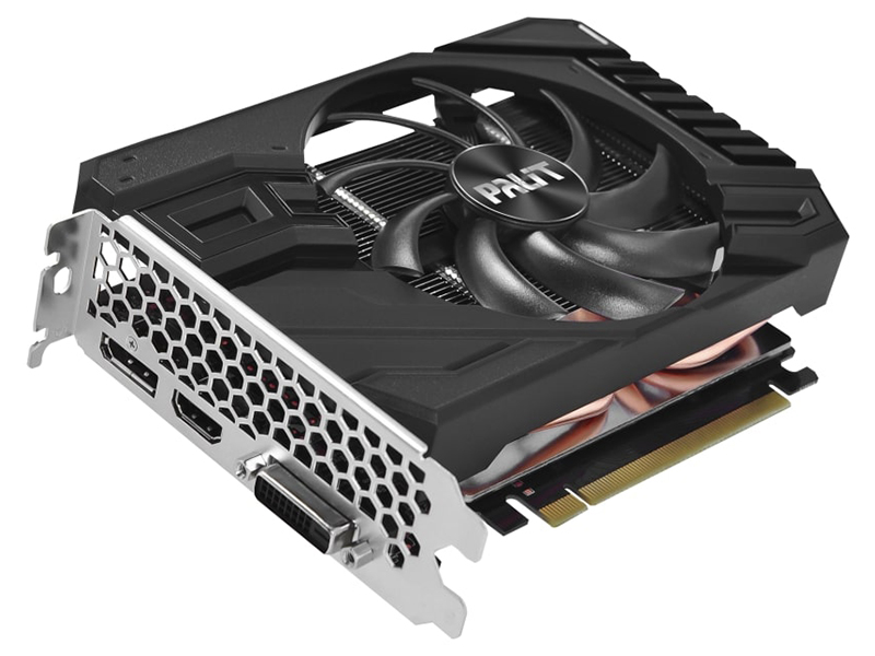 

Видеокарта Palit GeForce RTX 2060 StormX OC 1365MHz PCI-E 3.0 6144Mb 14000MHz 192-bit DVI-D HDMI DP NE62060S18J9-161F, NE62060S18J9-161F