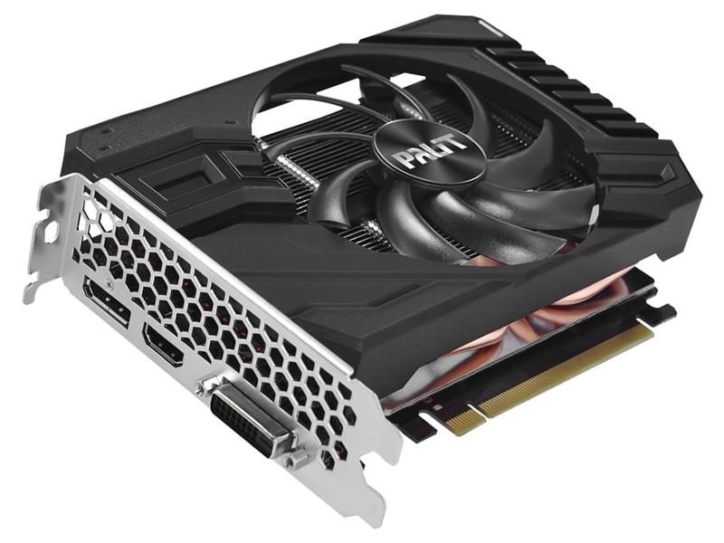 

Видеокарта Palit GeForce RTX 2060 StormX 1365MHz PCI-E 3.0 6144Mb 14000MHz 192-bit DVI-D HDMI DP NE62060018J9-161F, NE62060018J9-161F