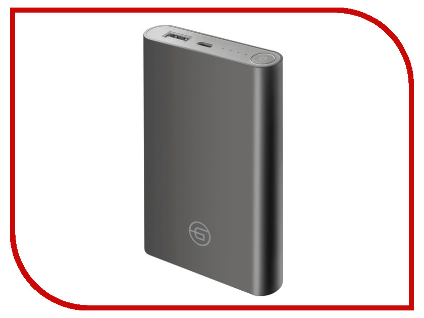 

Аккумулятор Ginzzu Power Bank 8000mAh Dark Grey GB-3908G, GB-3908G