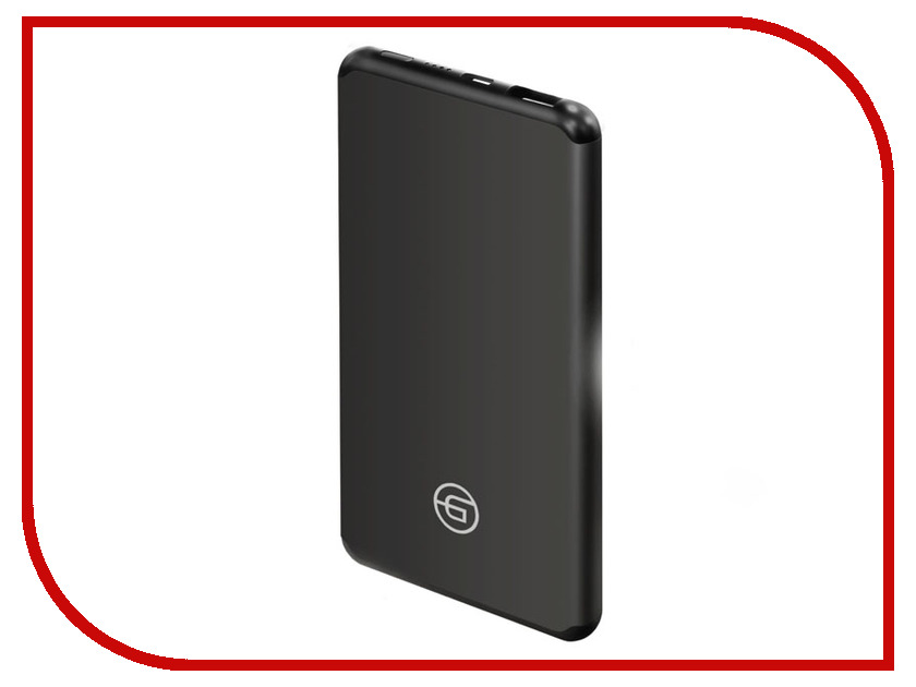 

Аккумулятор Ginzzu Power Bank 5400mAh Black GB-3905B, GB-3905B