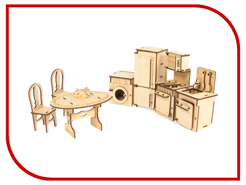 фото Сборная модель IQ Format Набор мебели Кухня 4627130657391