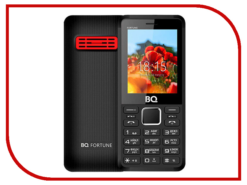 

Сотовый телефон BQ BQ-2436 Fortune Power Black-Red, BQ-2436 Fortune Power