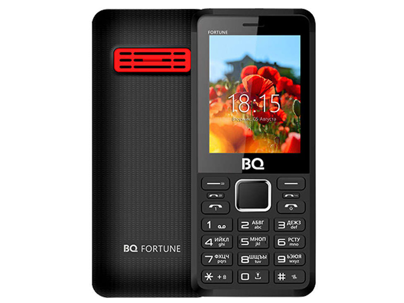 

Сотовый телефон BQ BQ-2436 Fortune Power Black-Red, BQ-2436 Fortune Power