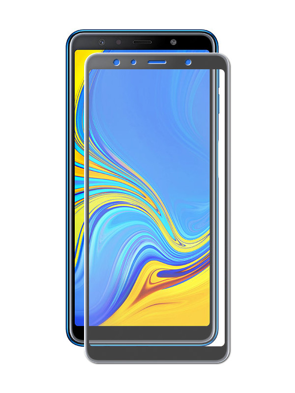 фото Аксессуар Защитное стекло Innovation для Samsung Galaxy A7 2018 2D Full Glue Cover Black 14199