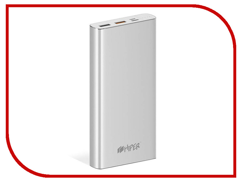 

Аккумулятор Hiper Power Bank MPX15000 15000mAh Silver, MPX15000 SILVER