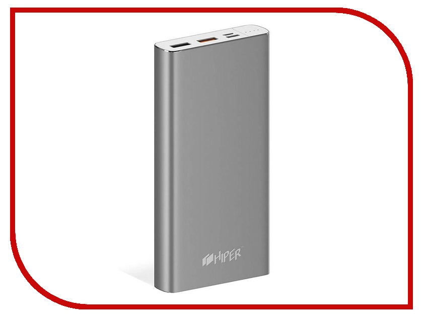 

Аккумулятор Hiper Power Bank MPX15000 15000mAh Space Grey, MPX15000 SPACE GRAY