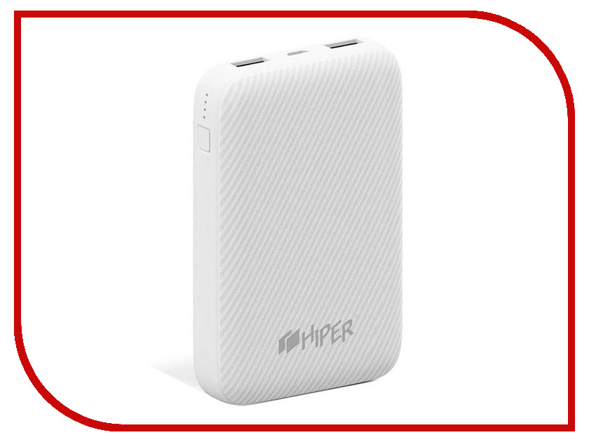

Аккумулятор Hiper Power Bank SPX10000 10000mAh White, SPX10000 WHITE