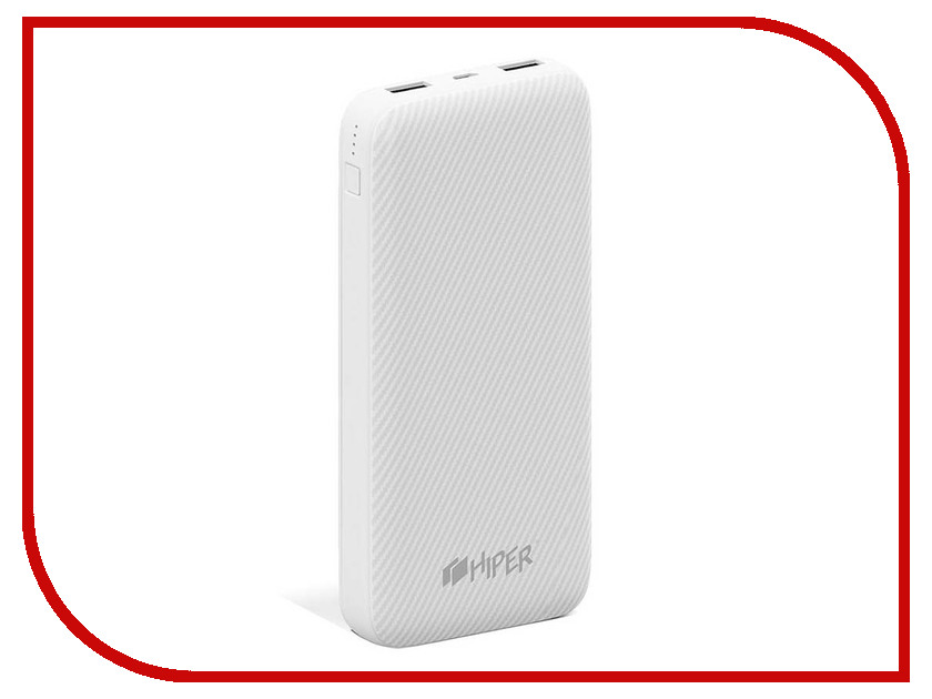 

Аккумулятор Hiper Power Bank SPX20000 20000mAh White, SPX20000 WHITE