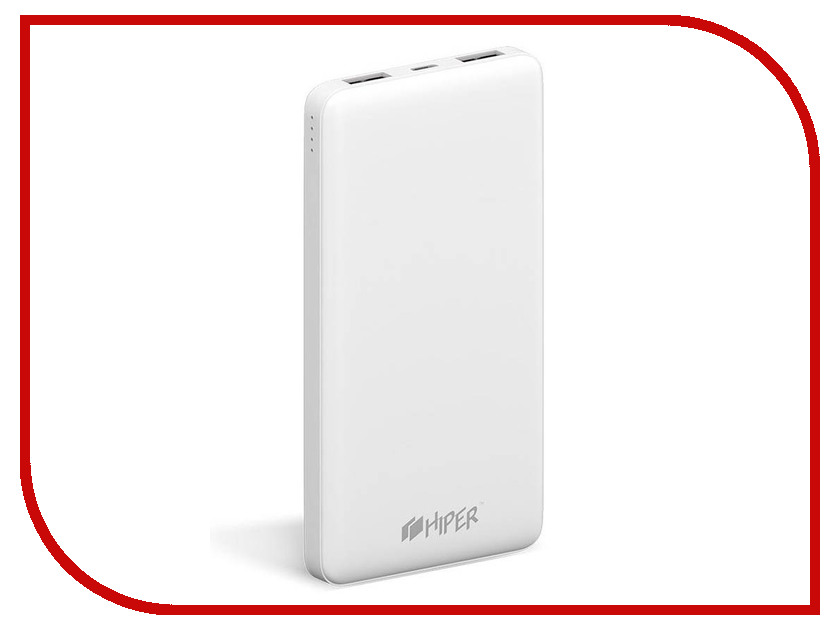 

Аккумулятор Hiper Power Bank ST10000 10000mAh White, ST10000 White