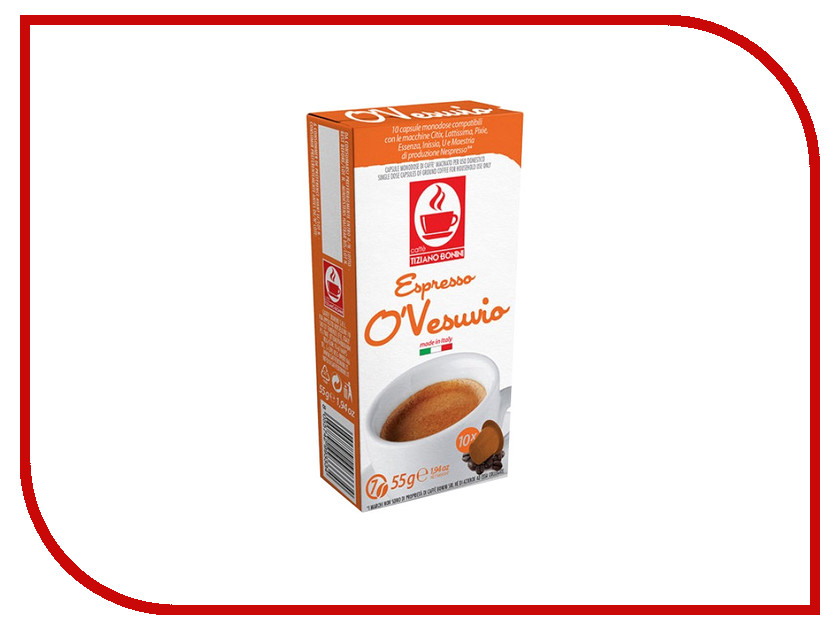 

Капсулы Caffe Tiziano Bonini Espresso O Vesuvio Compatibile Nespresso