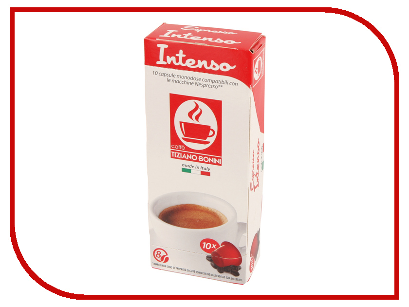 

Капсулы Caffe Tiziano Bonini Espresso Intenso Compatibile Nespresso