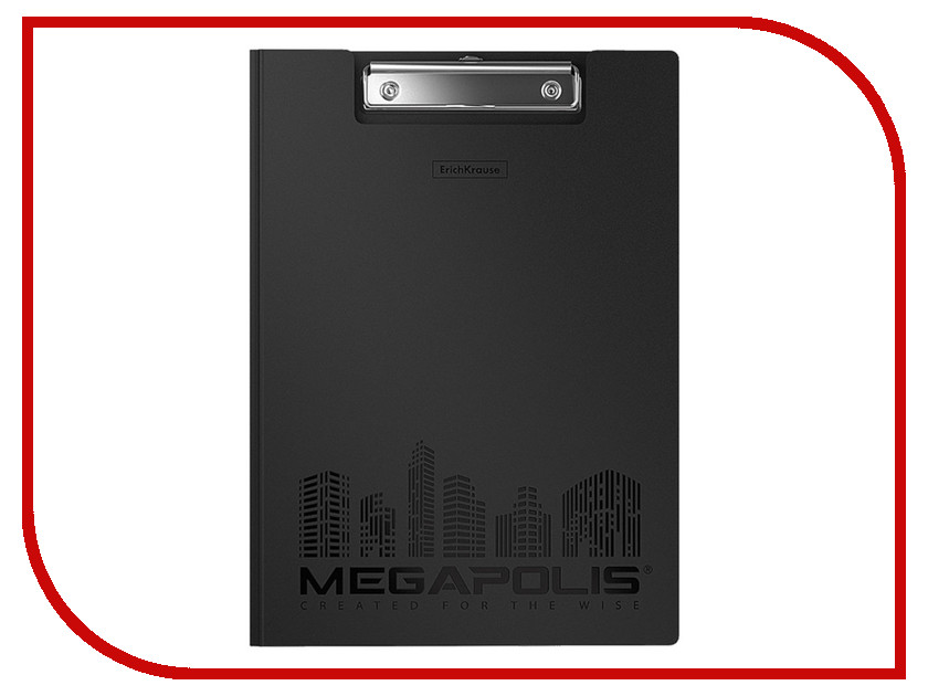 

Папка ErichKrause Megapolis A4 Black 46036 / 227741, 46036