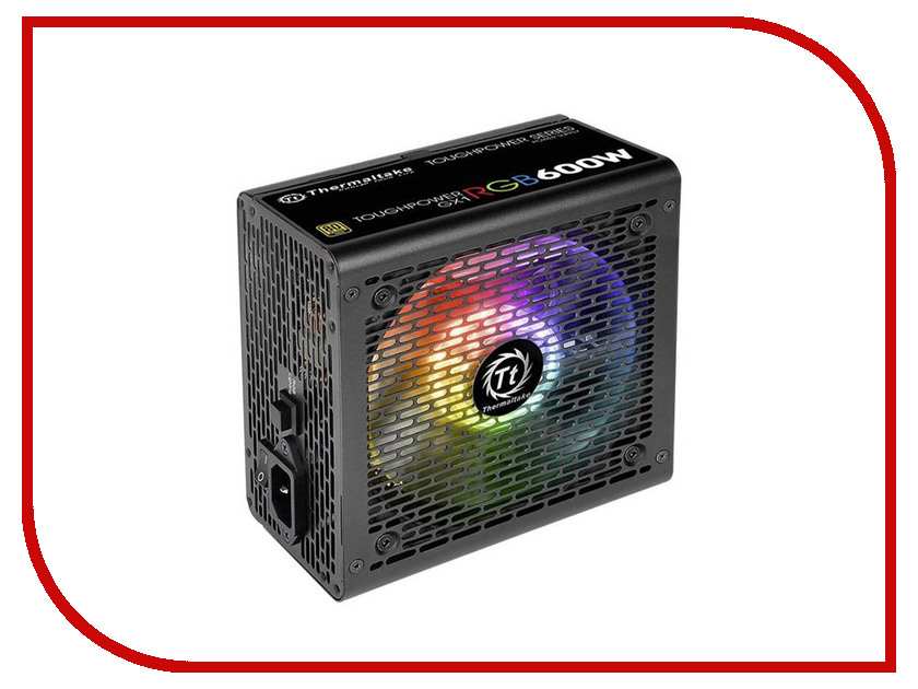 

Блок питания Thermaltake PSU TT Toughpower GX1 RGB 80+ Gold 600W PS-TPD-0600NHFAGE-1, PS-TPD-0600NHFAGE-1