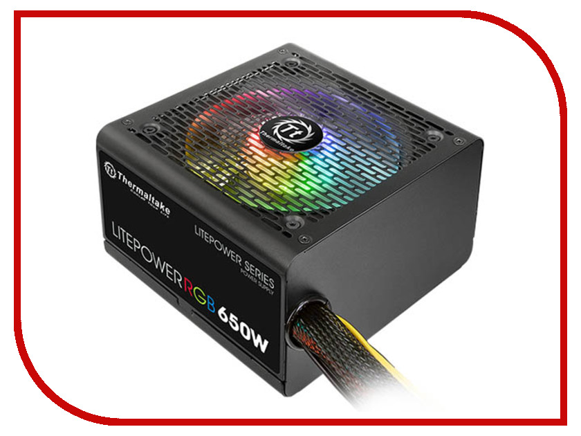 

Блок питания Thermaltake PSU TT Litepower RGB 650W PS-LTP-0650NHSANE-1, PS-LTP-0650NHSANE-1