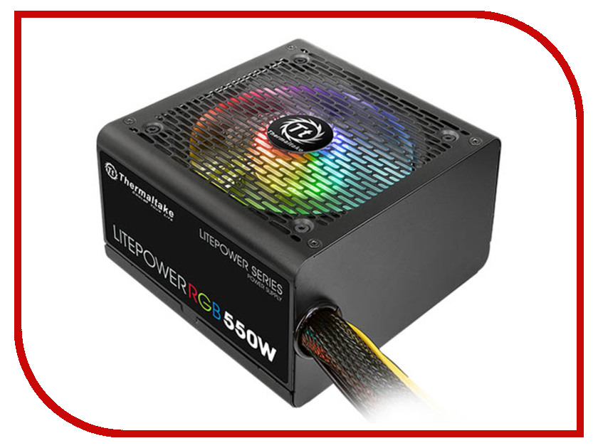

Блок питания Thermaltake PSU TT Litepower RGB 550W PS-LTP-0550NHSANE-1, PS-LTP-0550NHSANE-1