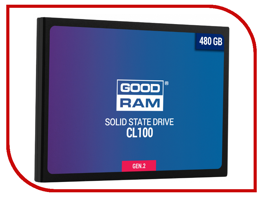 фото Жесткий диск 480Gb - GoodRAM CL100 Gen.2 SSDPR-CL100-480-G2