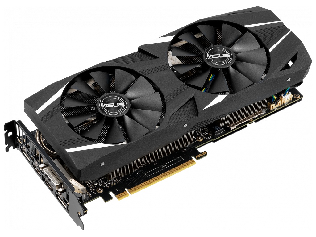 

Видеокарта ASUS GeForce RTX 2060 1365Mhz PCI-E 3.0 6144Mb 14000Mhz 192 bit 2xDP 2xHDMI DUAL-RTX2060-O6G, DUAL-RTX2060-O6G