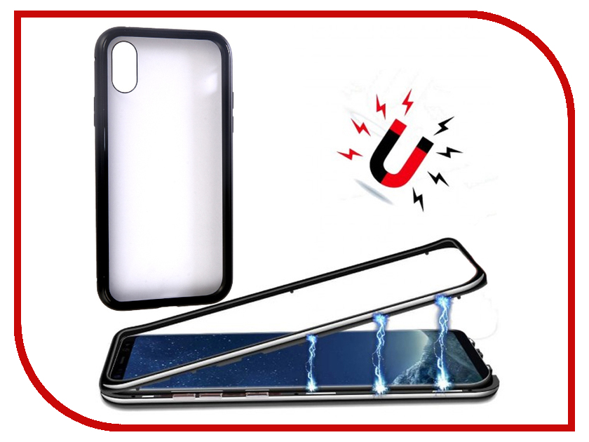 

Аксессуар Чехол для APPLE iPhone X/XS 360 Strong Magnetic Black 90219, 90219