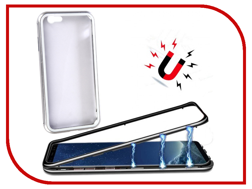 

Аксессуар Чехол 360 Strong Magnetic для APPLE iPhone 6/6S Silver 90212, 90212
