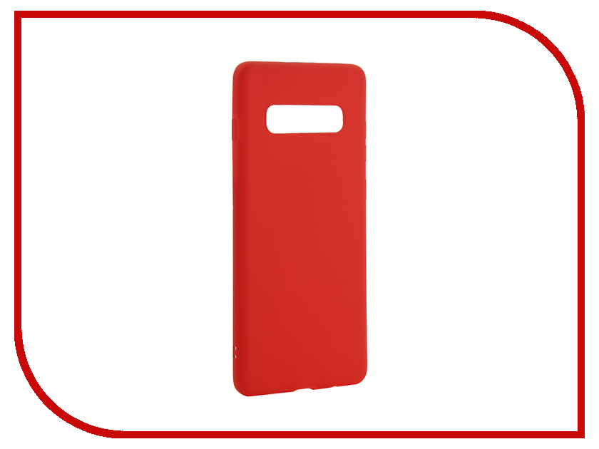 фото Аксессуар Чехол для Samsung Galaxy S10 Plus 2019 Zibelino Soft Matte Red ZSM-SAM-S10-PL-RED