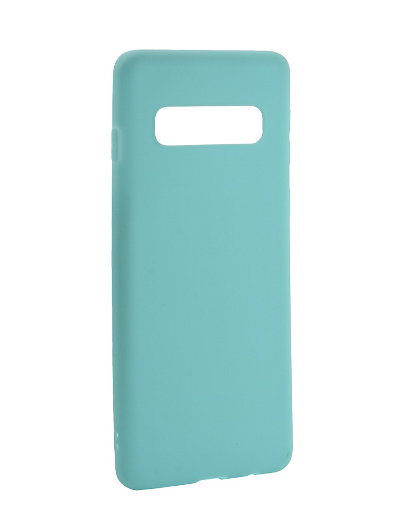 фото Чехол zibelino для samsung galaxy s10 2019 soft matte turquoise zsm-sam-s10-tqs