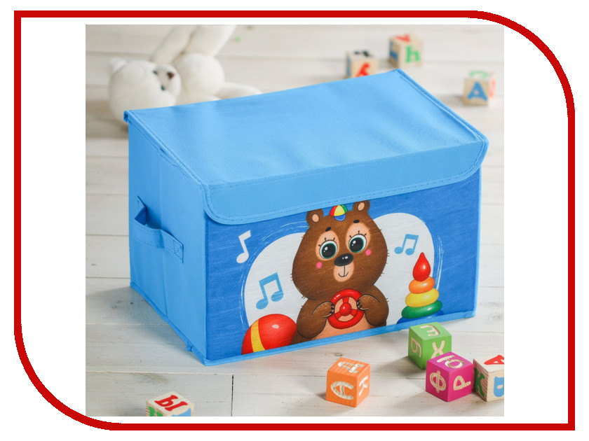 

Короб для игрушек Школа талантов Мишка 3818373, Мишка