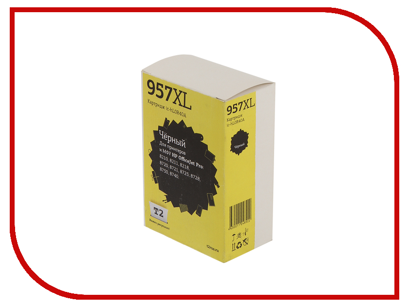 

Картридж T2 IC-HL0R40AE XL Black для HP OfficeJet Pro 8210/8710/8720/8730/8740, IC-HL0R40AE
