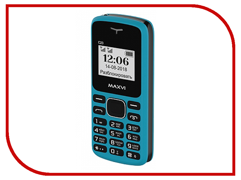 

Сотовый телефон MAXVI C23 Blue-Black, C23