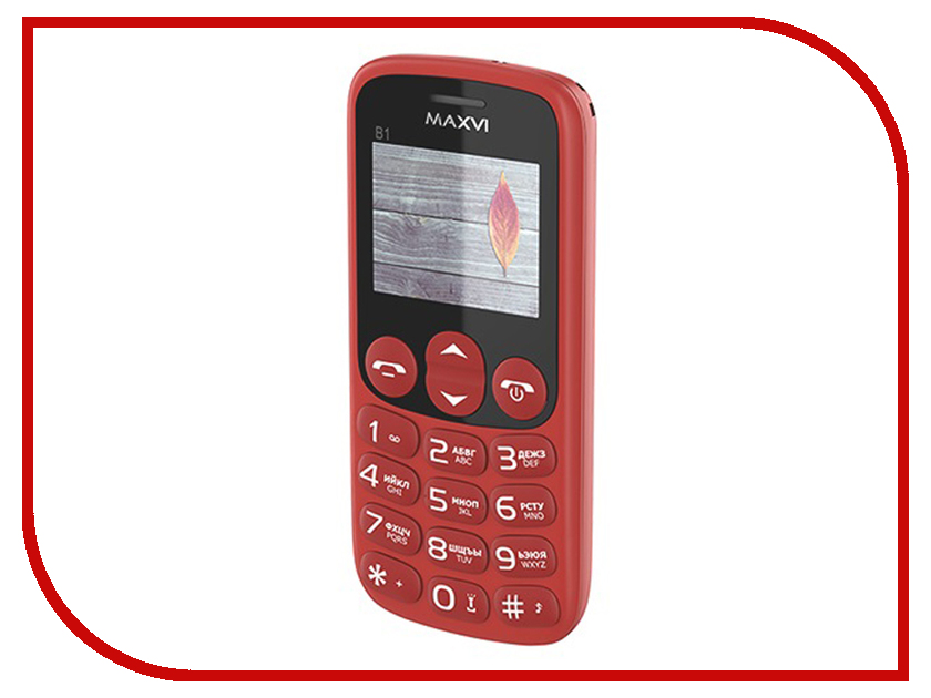 

Сотовый телефон MAXVI B1 Red, B1