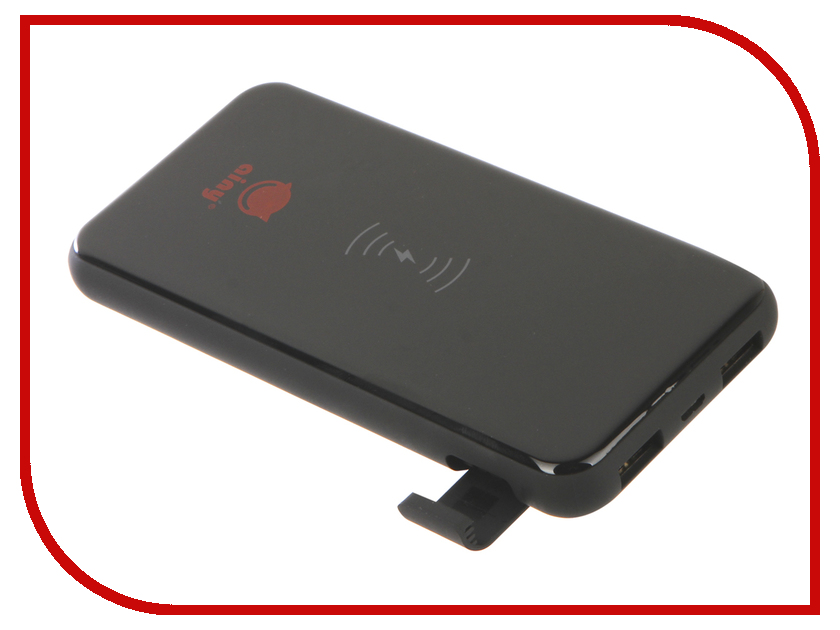 

Аккумулятор Ainy Gdoo-M10000 10000mAh с функцией беспроводной зарядки Black, Gdoo-M10000