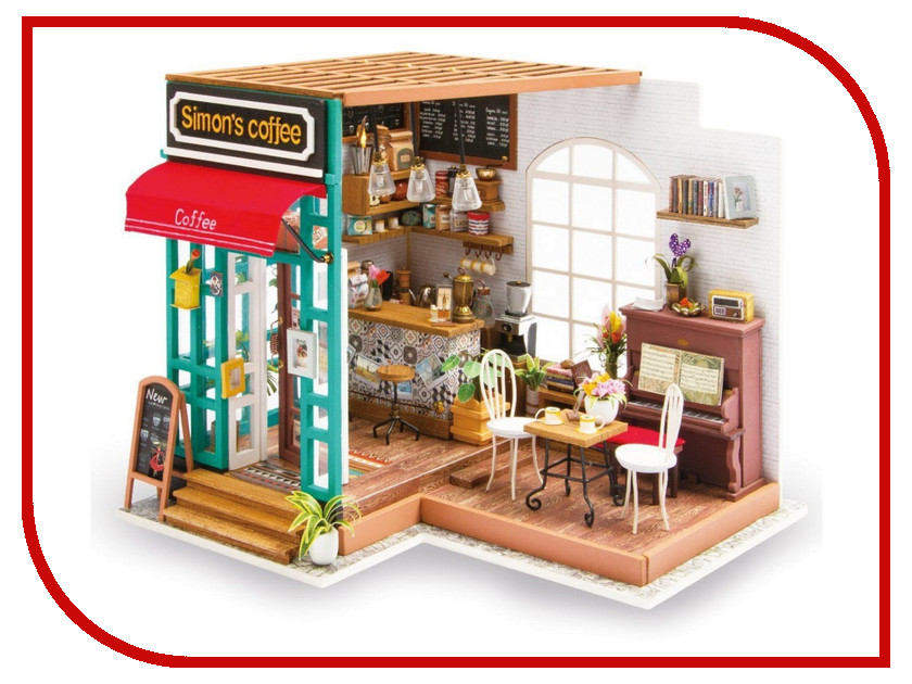 

Сборная модель DIY House Кофейня DG109 9-58-010635, DG109