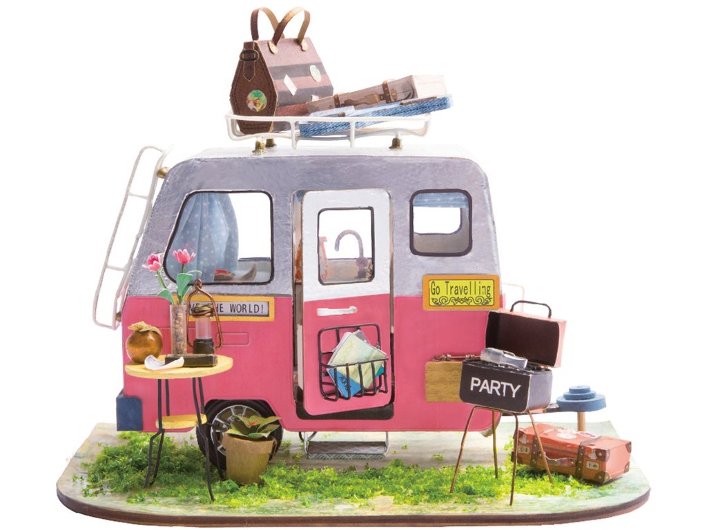 фото Сборная модель DIY House Домик на колесах DGM04 9-58-010639