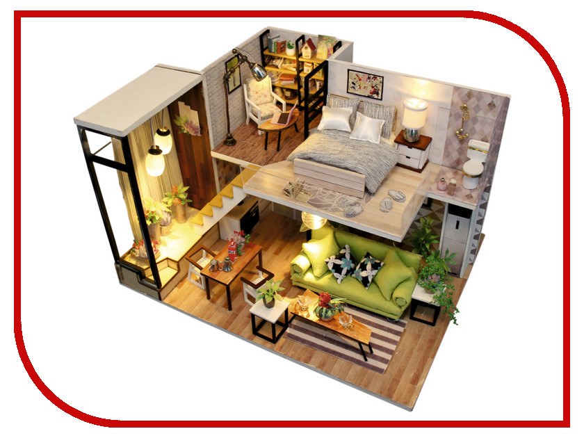 

Конструктор DIY House Скандинавский Лофт M030 9-58-011383, M030