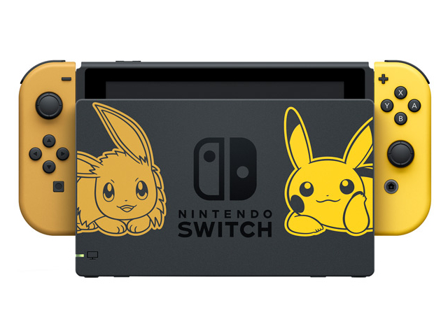 фото Игровая приставка nintendo switch pikachu & eevee edition + pokemon: lets go, pikachu! + poke ball