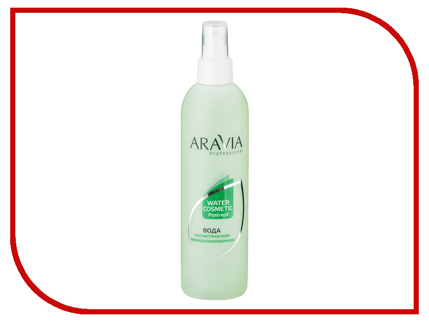 

Aravia Professional Вода косметическая минерализованная с мятой и витаминами 300ml 1023, Вода косметическая минерализованная с мятой и витаминами